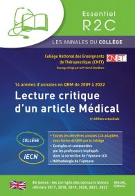 Lecture critique d’un article Médical